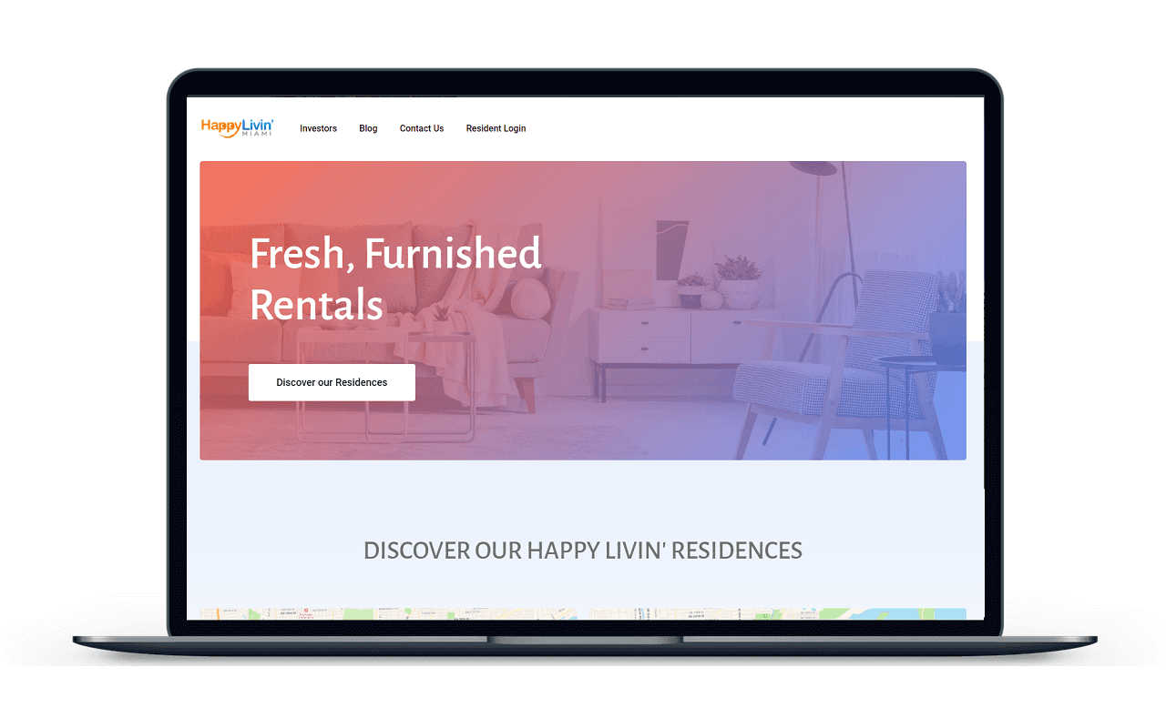 Web Design & Development Company - Klashtech Digital Agency Happy Livin' Miami - Web Design & Development Agency - Miami | Austin - Klashtech
