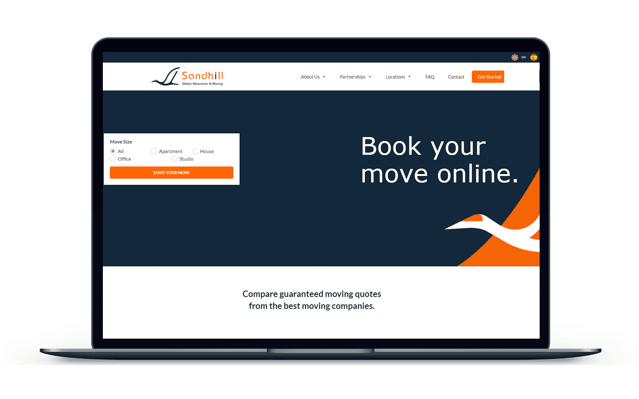 Sandhill Relocation - Web Design & Development Agency - Miami | Austin - Klashtech