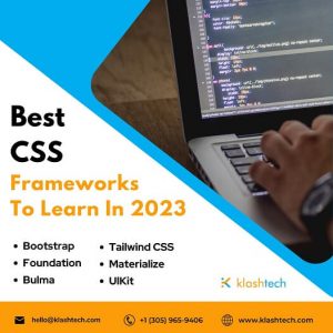 Blog - Best CSS Frameworks to Learn in 2023 - Web Design & Development Company - Klashtech Digital Agency