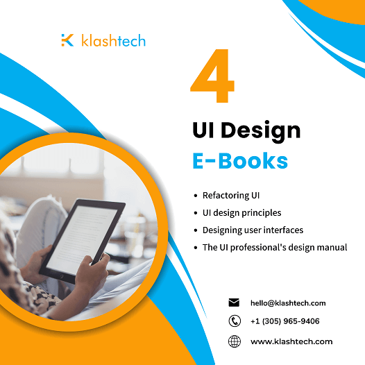Blog - 4 UI Design E-Books - Web Design & Development Company - Klashtech Digital Agency