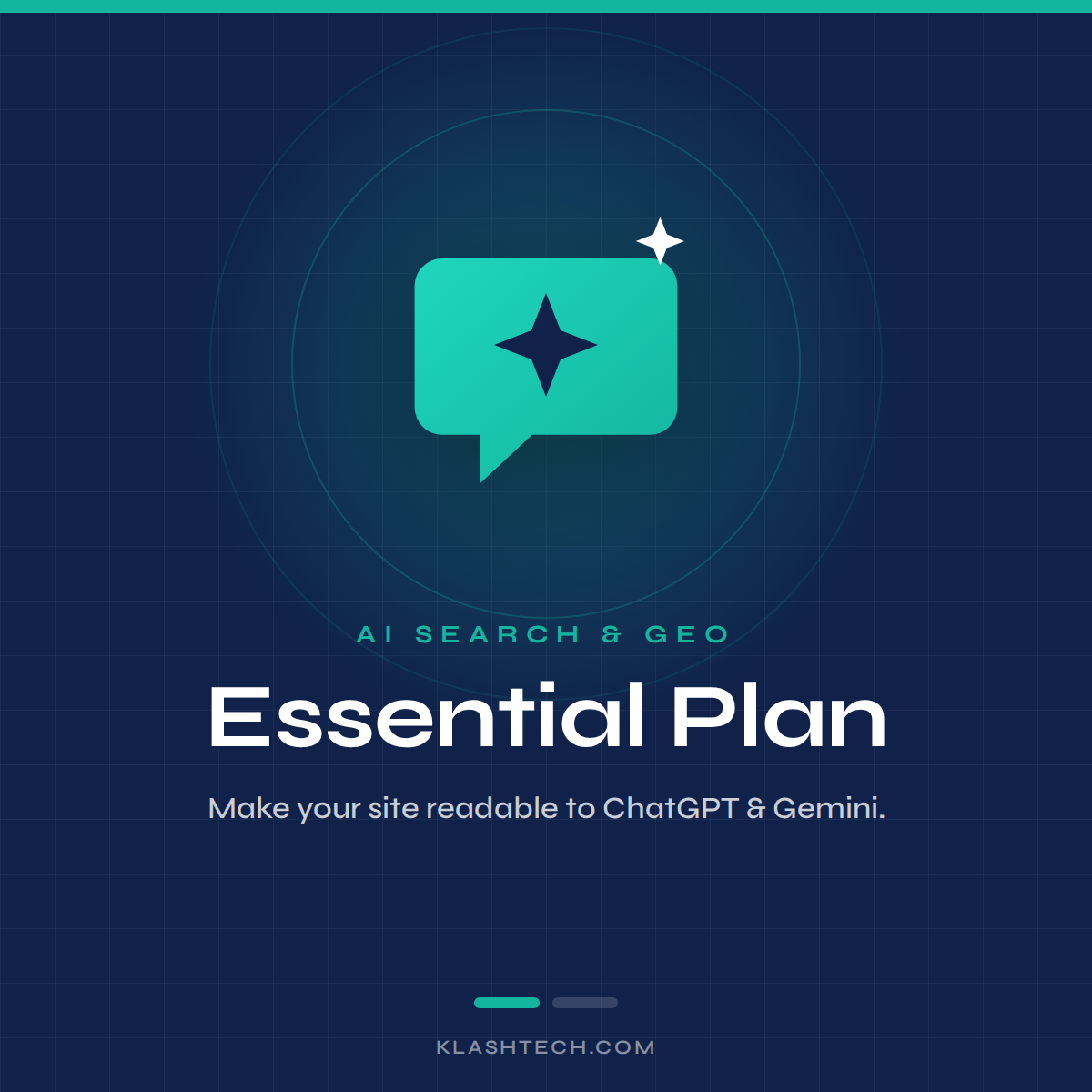 Web Design & Development Company - Klashtech Digital Agency Essential Plan AI search & GEO - Web Design & Development Company - Klashtech Digital Agency