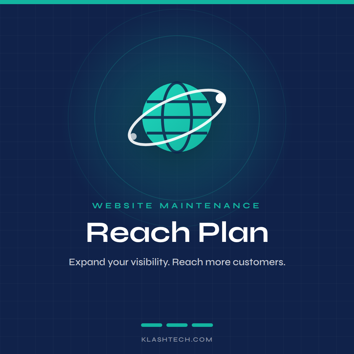 Web Design & Development Company - Klashtech Digital Agency Reach Plan Website Maintenance Plan - Web Design & Development Company - Klashtech Digital Agency