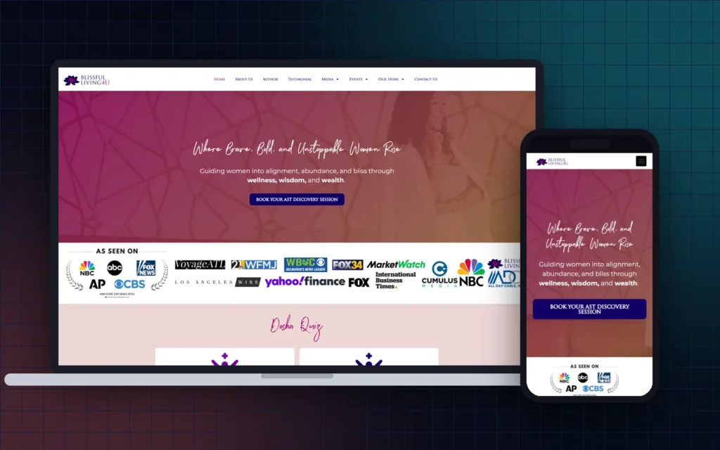 blissful living 4 u - Web Design & Development Company - Klashtech Digital Agency