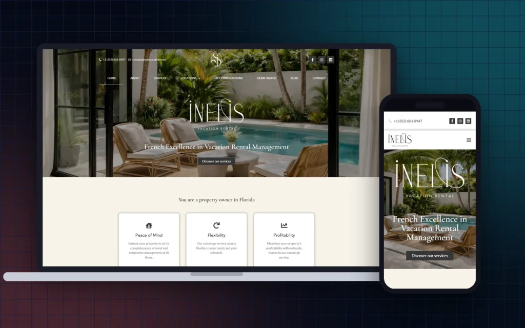 inelis vacation - Web Design & Development Company - Klashtech Digital Agency
