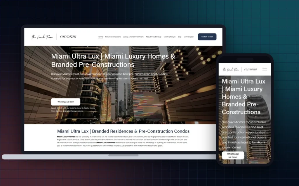 Web Design & Development Company - Klashtech Digital Agency miami ultra lux - Web Design & Development Company - Klashtech Digital Agency