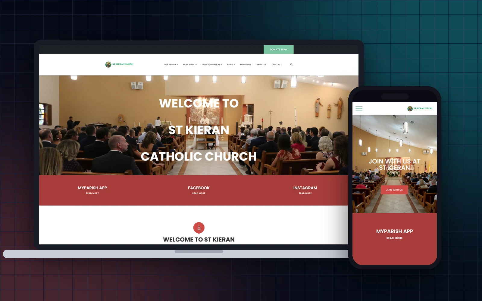 Web Design & Development Company - Klashtech Digital Agency st kieran catholic church - Web Design & Development Company - Klashtech Digital Agency
